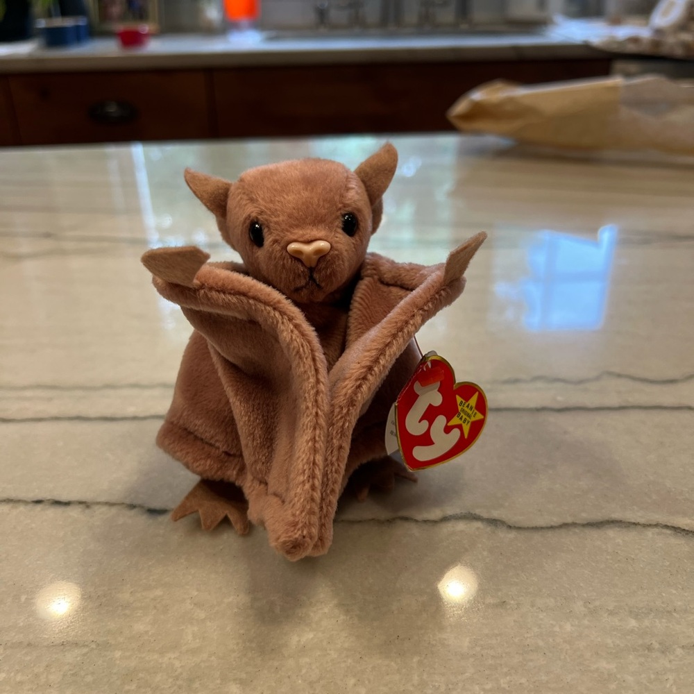 Ty Beanie Babies Brown Bat Plush